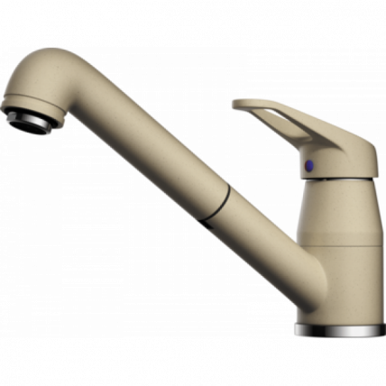 Смеситель Omoikiri Tateyama-S-Ch/Латунь/Гранит/Шампань_0