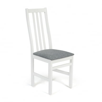 Стул SWEDEN / 1 шт. в упаковке Многослойная фанера, 40*42*98 см, white, ткань темно-серая (150)_0
