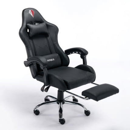 Кресло компьютерное BRABIX Dexter GM-135 подножка Черное_7