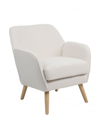 Кресло Ричи тедди Белый_0