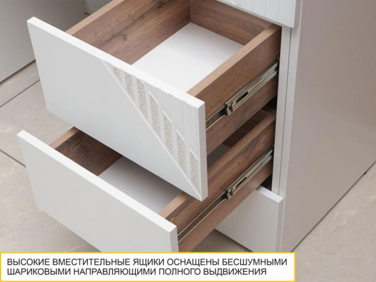 Туалетный столик (лев/прав) Монако 903.06 Дуб Вотан / Белый шпон / Альпийский белый_5