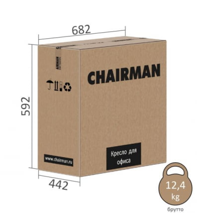 Офисное кресло CHAIRMAN 500 V ткань Черный_15