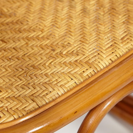 Кресло-качалка MILANO (разборная) / без подушки / ротанг top quality, 58x136x103 см, Cognac (коньяк)_8
