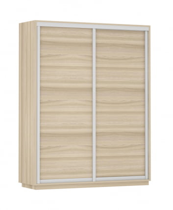 Шкаф-купе двухдверный Экспресс Дуо Элемент 1600х2400х Ясень шимо светлый / 1600х2400h_0