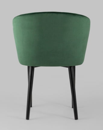 Стул с подлокотниками Нейтон велюр Зеленый_4