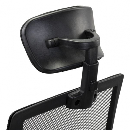 Кресло CROMEX (КРОМЕКС) Debut CH-697 ХРОМ сетка/ткань TW черное_12