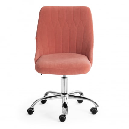 Кресло СВАН флок , розовый, 137 / SWAN_4