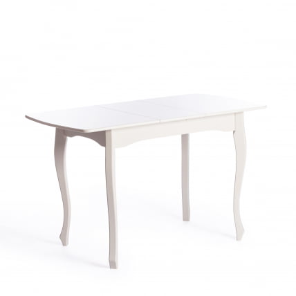 Стол CATERINA PROVENCE бук, мдф, 100+30x70x75 см, Ivory white_7