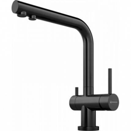 Смеситель Omoikiri Nagano-Pvd-Gm Латунь/Вороненая Сталь_0