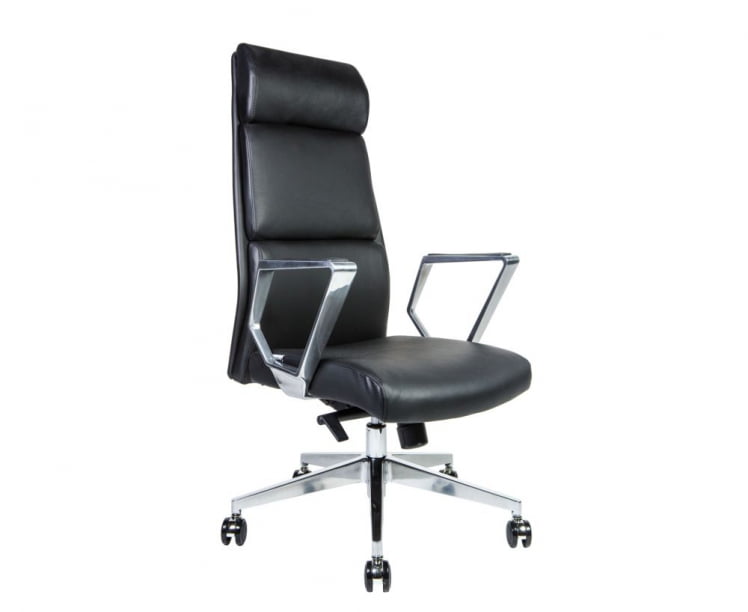 Кресло руководителя Лондон Люкс ZR8637H-408 black PU Черный_0