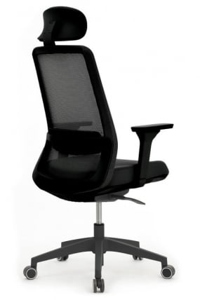 Кресло Ворк В-218C БЛАCК Черный / Work W-218C BLACK_2