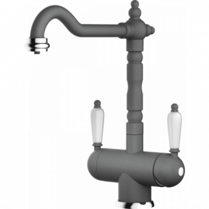 Смеситель Omoikiri Amagasaki-Pl Латунь/Гранит/Платина_0