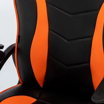 Кресло компьютерное BRABIX Shark GM-203 экокожа Черный-оранжевый_9