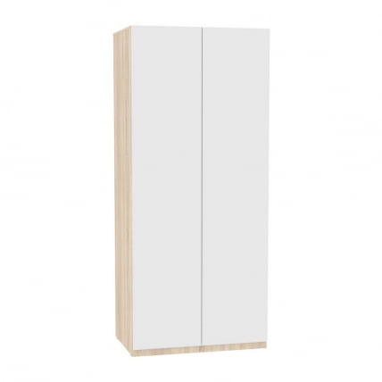 Шкаф распашный R-198х90х45-2-PO(ДСС-Белый)_0