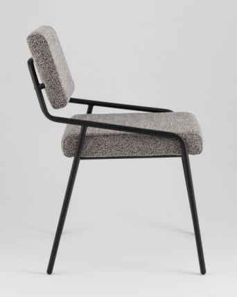 Стул Теллинг шенилл серый_2