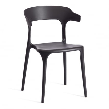 Стул TON (mod. PC33) TON (mod. PC33) пластик, 48 x 48 x 74 см, черный (Black 3010)_0