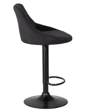 Стул барный DOBRIN LOGAN BLACK Черный велюр MJ9-101_2