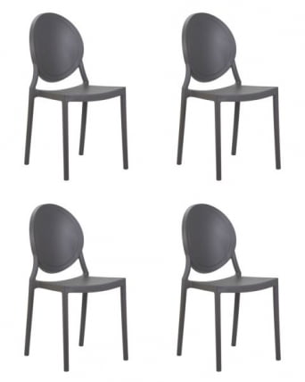 Стул обеденный DOBRIN ALBERT (цвет серый) 4 шт_0