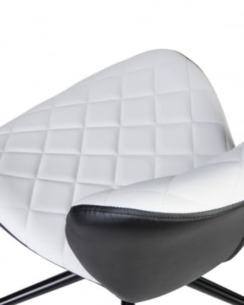 Офисное кресло для персонала ДОБРИН РОРЙ (бело-черный) 2 шт / DOBRIN RORY_7