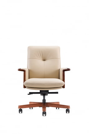 Кресло руководителя Вивальди ЛБ / Вивалди ЛБ Б 2262 иворй / LB Vivaldi LB B ivory_1