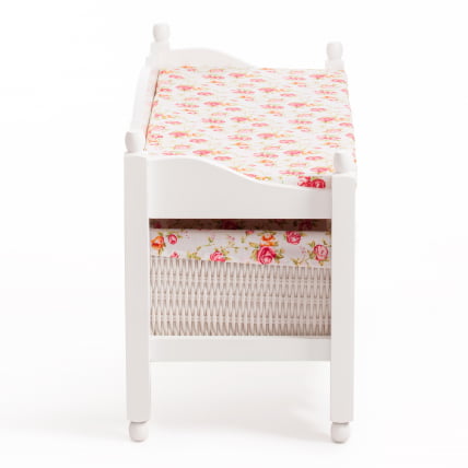 Обувница с 2-я корзинами Сеcрет Де Маисон РИМИ ( мод.ТТ-БХ003 ) МДФ+Павловния, 80*33*47, Белый (Вхите) / Secret De Maison RIMI mod.TT-BH003 (White)_1