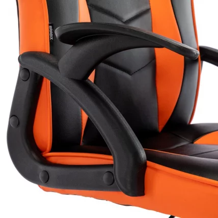 Кресло компьютерное BRABIX Shark GM-203 экокожа Черный-оранжевый_6