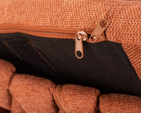 Стул барный DOBRIN LEON (оранжевая ткань (LAR 275-27)) 2 шт_3