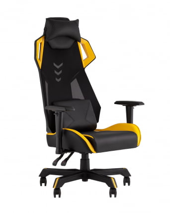 Геймерское кресло TopChairs Рэтчэт Желтый_0