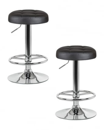 Табурет барный DOBRIN BRUNO (черный) 2 шт_0