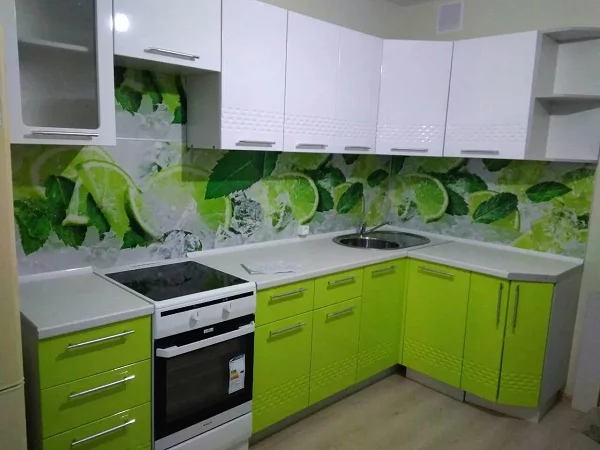 Глянцевый фартук (КОМПОЗИТ) KM 19_2