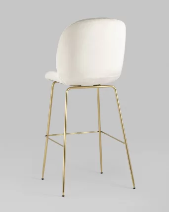 Стул барный Beetle gold Бежевый_5