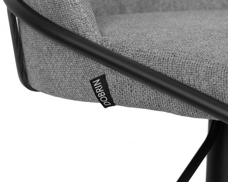 Стул барный DOBRIN OLIVER (серая ткань (FLY1347-17))_6