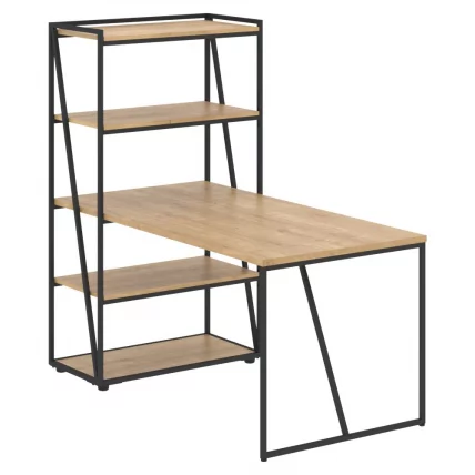 Стол компьютерный LOFTIS LMST 1515 Дуб Бофорд/Черный_0