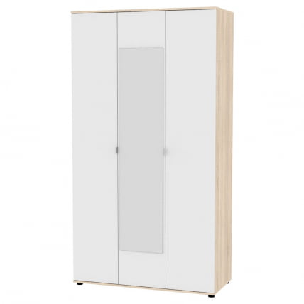 Шкаф распашный Алиса (Х5_М2) 2230х1200х540 с торцевой ручкой (ДСС-Белый) / (H5_M2)_0