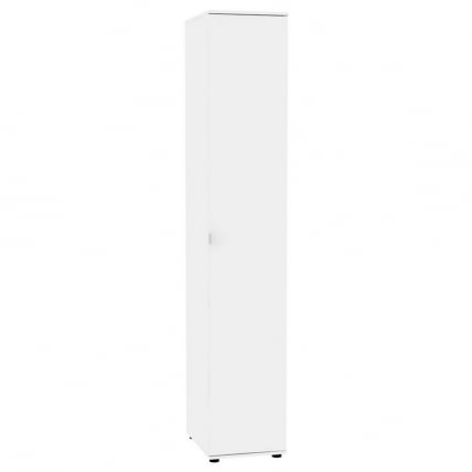 Шкаф распашный Алиса (Х2) 2230х400х540 с торцевой ручкой (Белый) / (H2)_0