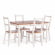 Обеденный комплект Соната (стол + 4 стула) / Sonata dining set массив сосны, стол: 120х75х73см стул :41х50х95см, антик/белый Обеденный комплект Соната (стол + 4 стула) / Sonata dining set массив сосны, стол: 120х75х73см стул :41х50х95см, антик/белый_1016211