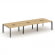 Стайл Проджект Рабочая станция двухсторонняя SN-59P.DRS-071 Тиквуд Светлый/Металл Черный/Черный Загл _3810168