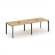 Стайл Проджект Стол переговорный SN-59P.SPRG-011 Тиквуд Светлый/Металл Антрацит 1960*980*750 _3818257
