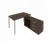 Рабочая станция на П-образном м/к с опорной тумбой правая Metal System БП.РС-СТС-2.2 Пр Венге/Серый_241472