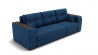 Диван Сенатор-2 НПБ угол левый/правый (ЗР) Цвет фасада: Синий; Тип: Левый/правый; Материал фасада: Металл/Велюр_888196