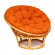 Кресло PAPASAN 23/01 W /с подушкой/ диаметр подушки 122 см, 115х101х104 см, Honey (мед), ткань Оранжевый, С 23 Кресло PAPASAN 23/01 W /с подушкой/ диаметр подушки 122 см, 115х101х104 см, Honey (мед), ткань Оранжевый, С 23_570736