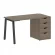Стол письменный HOME OFFICE VR.SP-3-138.4.A Вяз Благородный/Антрацит металл_228554