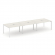Стайл Проджект Стол переговорный SN-59P.SPRG-052 Дуб Наварра/Металл Белый 3540*1180*750 _3819556