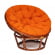 Кресло PAPASAN 23/01 W /с подушкой/ диаметр подушки 122 см, 115х101х104 см, Pecan (орех), ткань Оранжевый, С 23 Кресло PAPASAN 23/01 W /с подушкой/ диаметр подушки 122 см, 115х101х104 см, Pecan (орех), ткань Оранжевый, С 23_570737