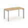Стайл Проджект Стол письменный SN-59P.SP-021 Тиквуд Светлый/Металл Серый/Серебро Заглушка 980*800*75 _3816484