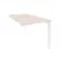 Стол-приставка двойной на П-образном м/к к опорным элем. ONIX O.MP-D.SPR-0.7 Денвер Светлый/Белый_240955