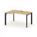 Стайл Проджект Стол рабочий эргономичный SN-59P.SPA-002(L) Тиквуд Светлый/Металл Черный/Черный Заглу _3815821