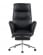 Кресло руководителя TopChairs Solid с оттоманкой черный_3400299