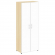 Шкаф Ялта LT.ST-1.10 R white Акация Лорка/Стекло White 800*450*1987_3881099