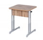 Парта одноместная эргономичная (рост 3-7) Дуб Вотан/Металл Серый_3682475